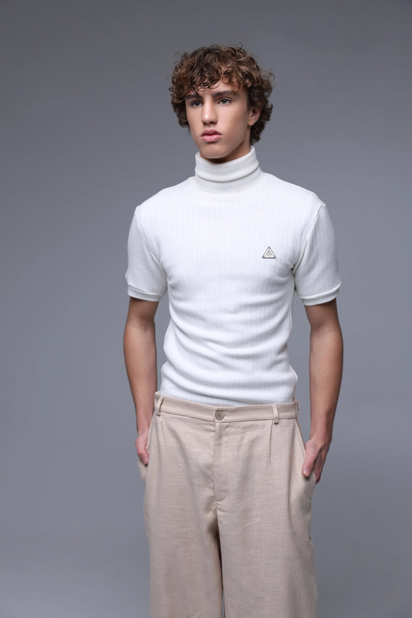 Ivory Mock-Tee